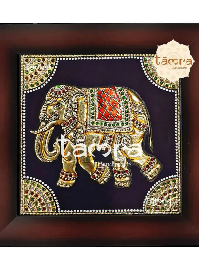 Tanjore Painting - Elephant