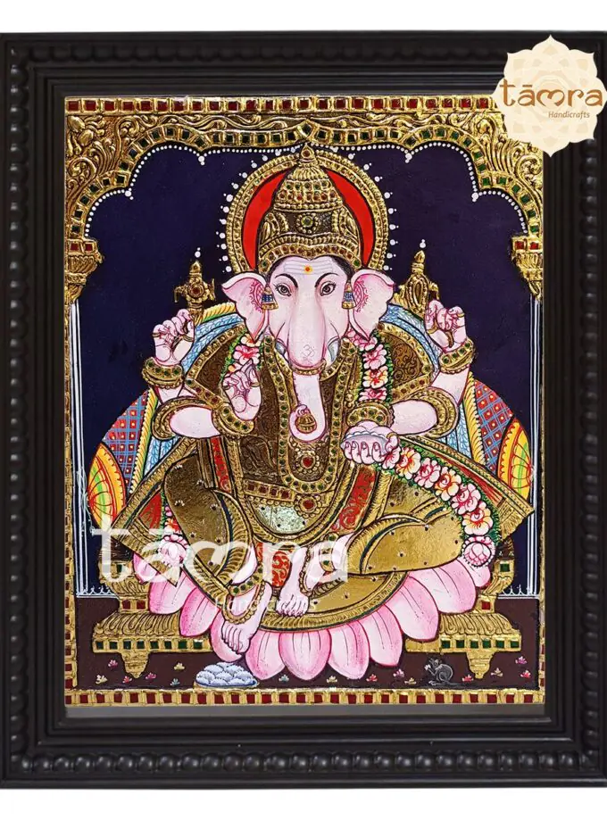 Tanjore Painting - Ganesha