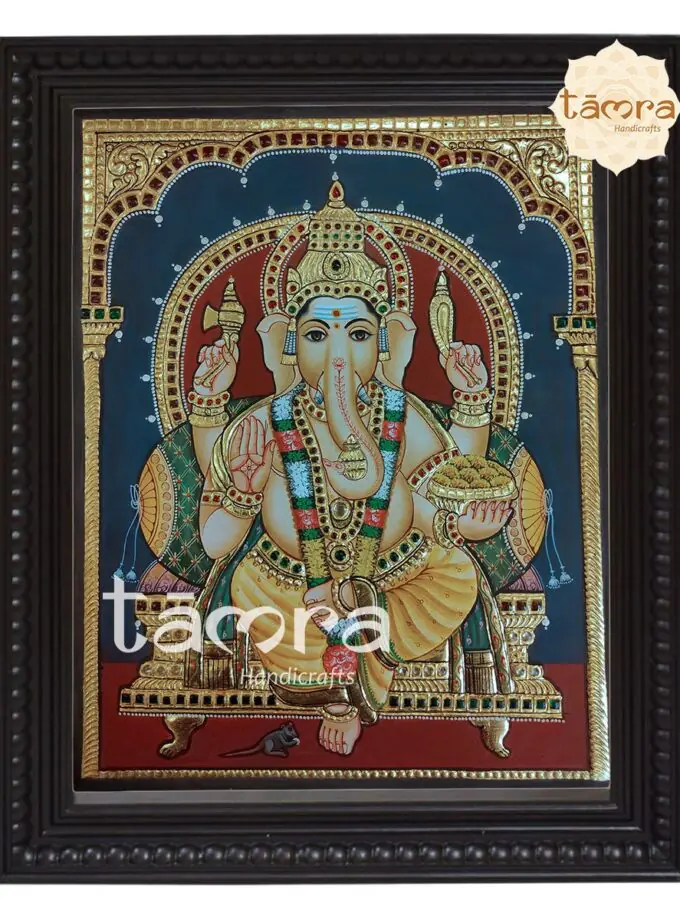 Tanjore Painting - Ganesha