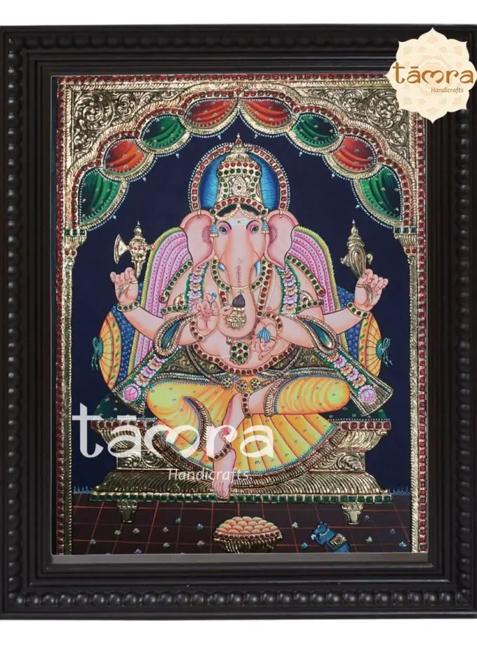 Tanjore Painting - Ganesha