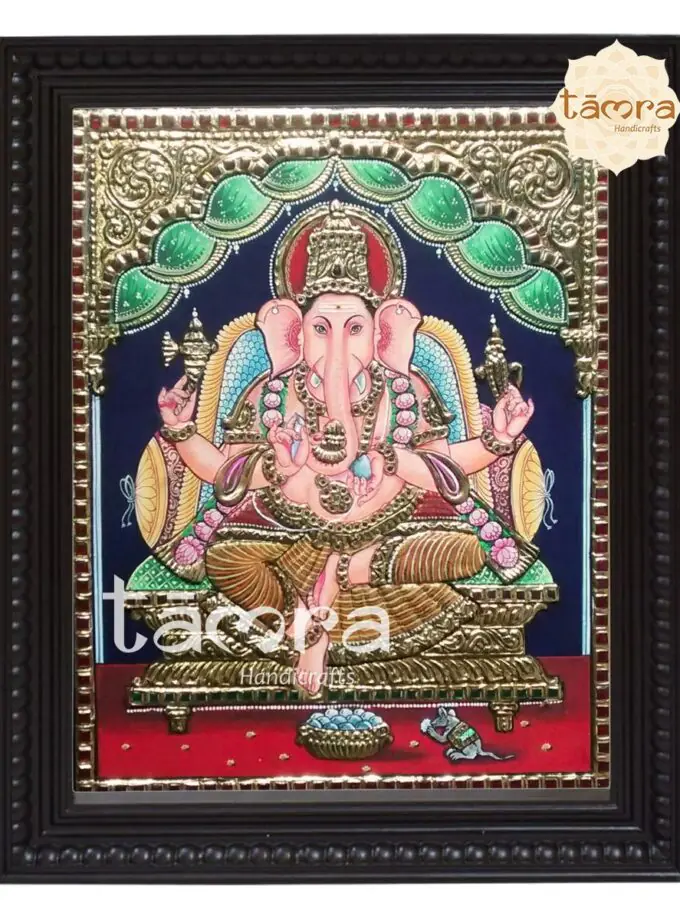 Tanjore Painting - Ganesha