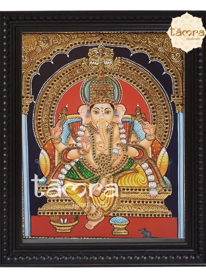 Tanjore Painting - Ganesha