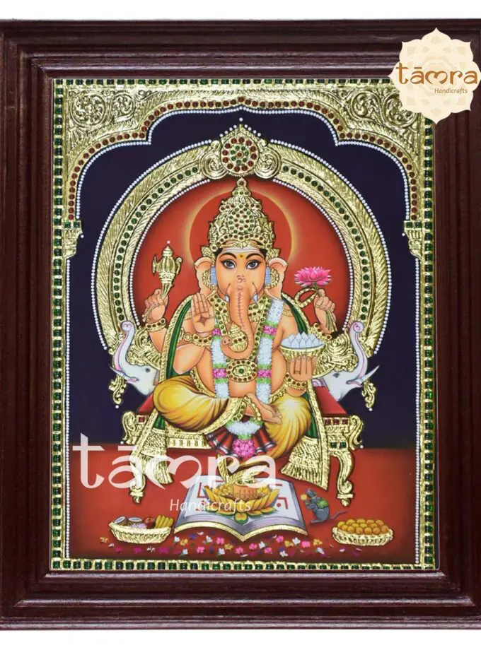 Tanjore Painting - Ganesha