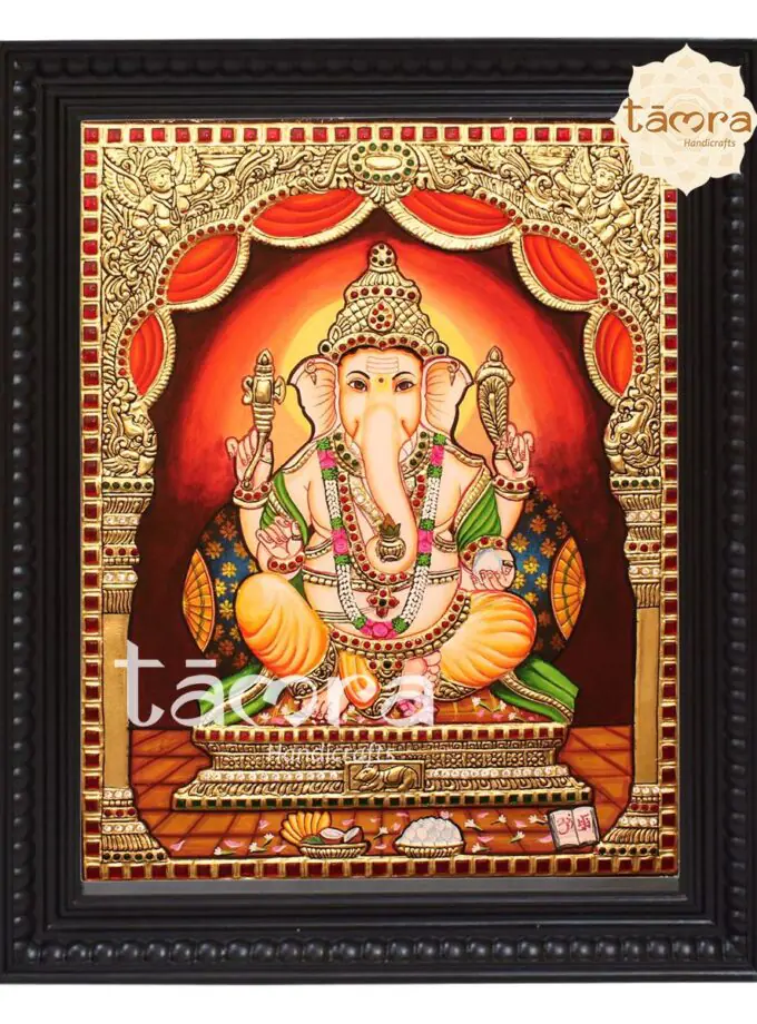Tanjore Painting - Ganesha