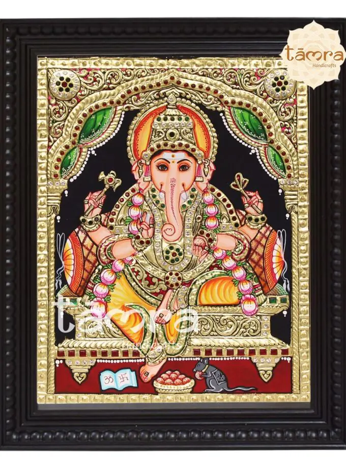 Tanjore Painting - Ganesha