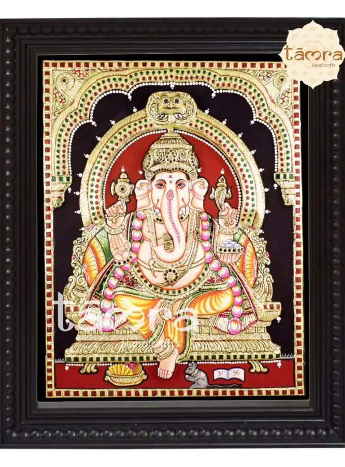 Tanjore Painting - Ganesha