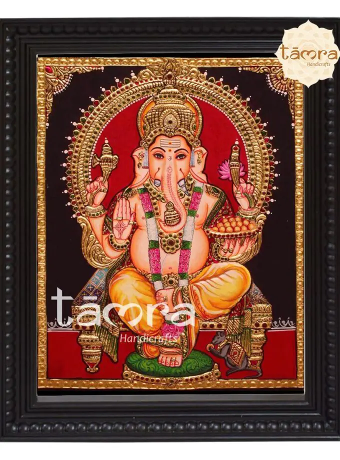 Tanjore Painting - Ganesha