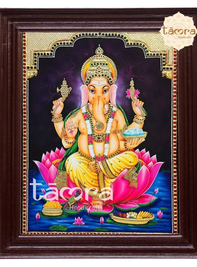 Tanjore Painting - Ganapathi