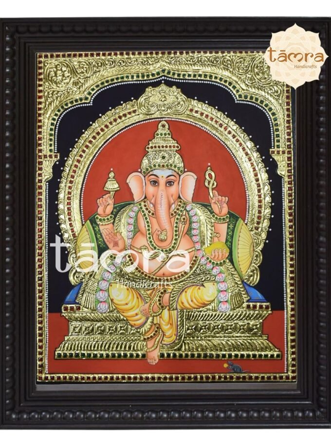 Tanjore Painting - Ganesha