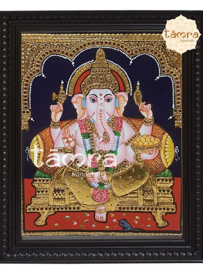 Tanjore Painting - Ganesha