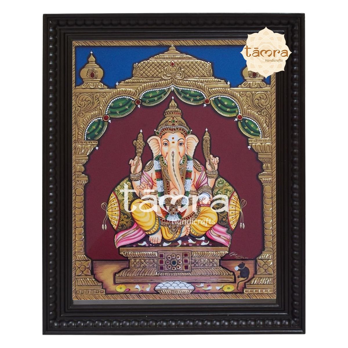 Tanjore Painting - Ganesha