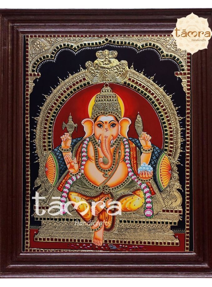Tanjore Painting - Ganapathi