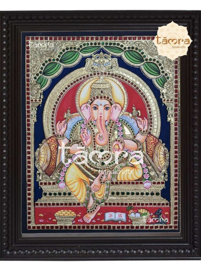 Tanjore Painting - Ganesha