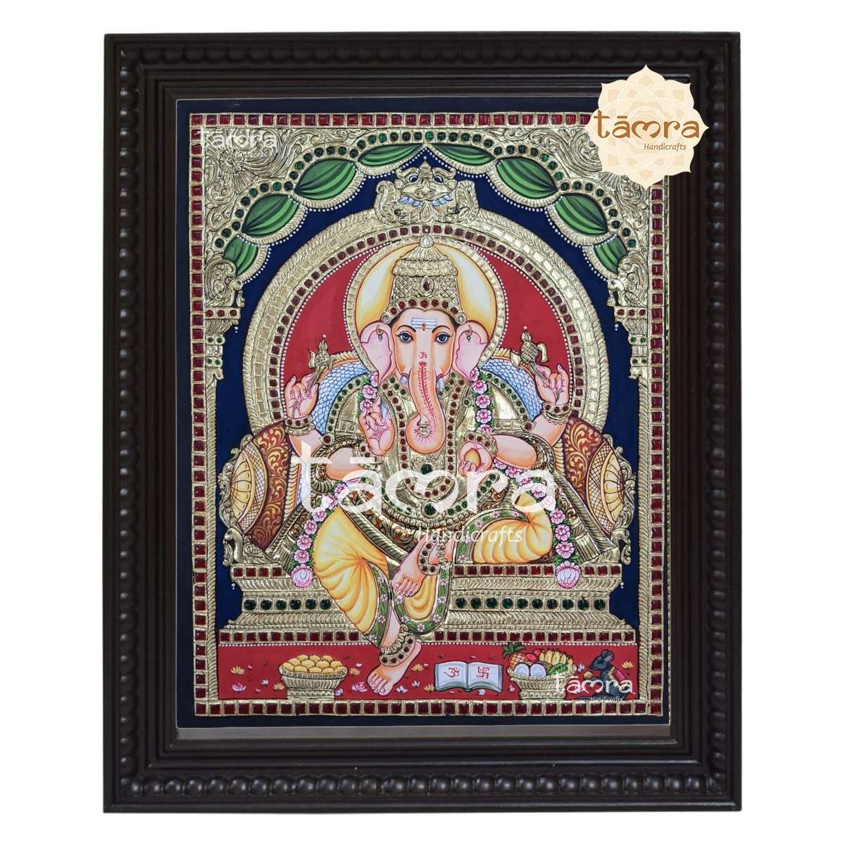 Tanjore Painting - Ganesha