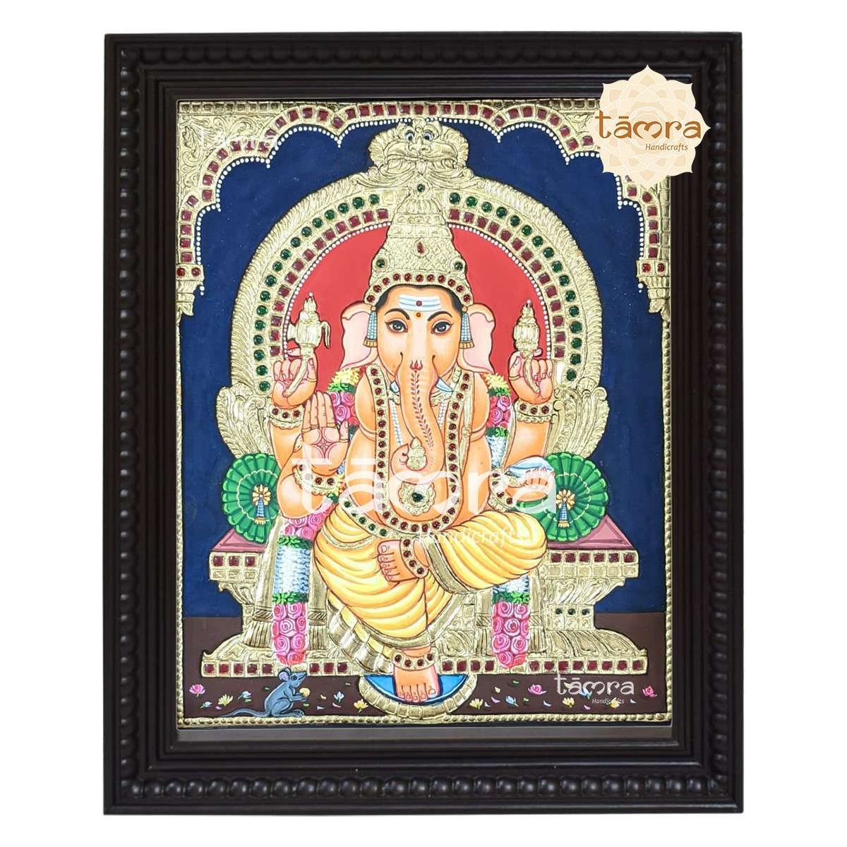 Tanjore Painting - Ganesha
