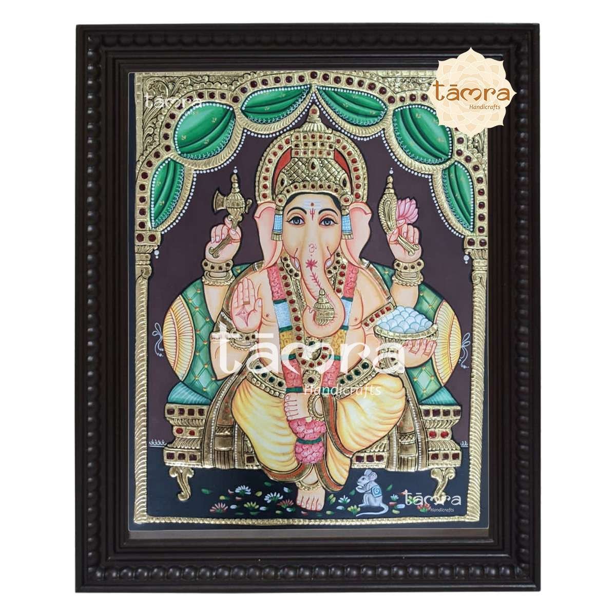 Tanjore Painting - Ganesha