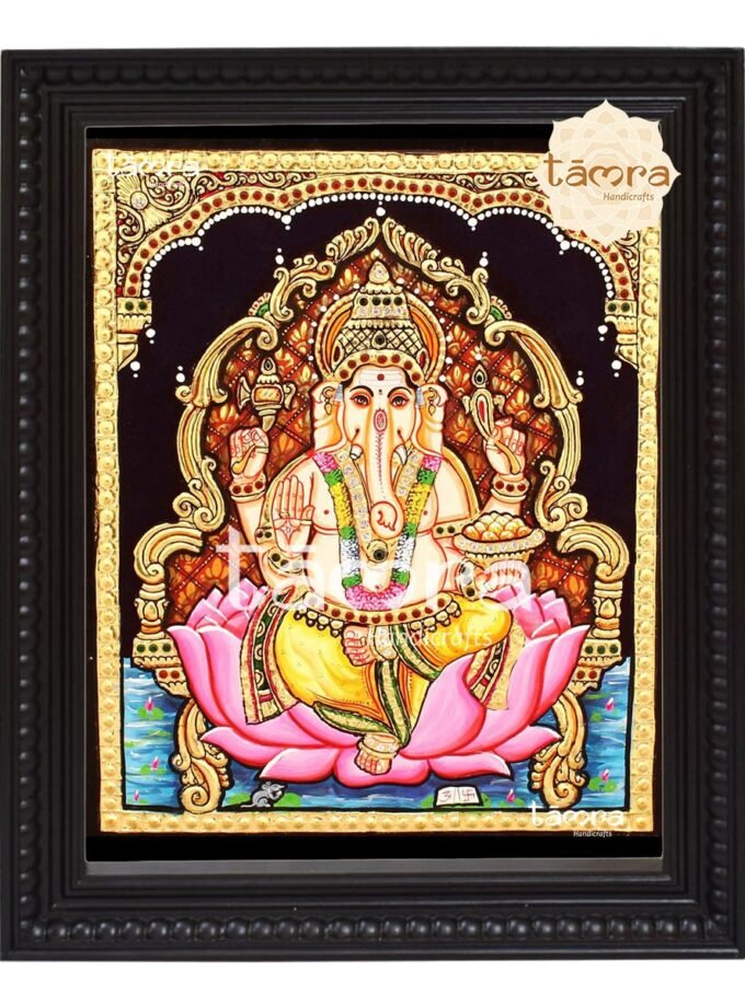 Tanjore Painting - Ganesha
