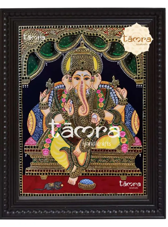 Tanjore Painting - Ganapathi