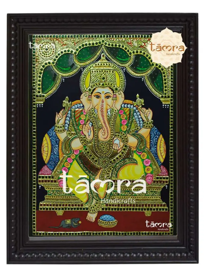 Tanjore Painting - Ganesha