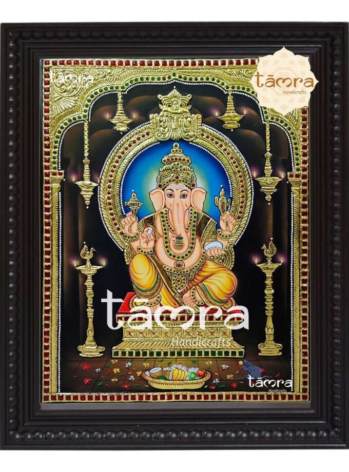 Tanjore Painting - Ganesha