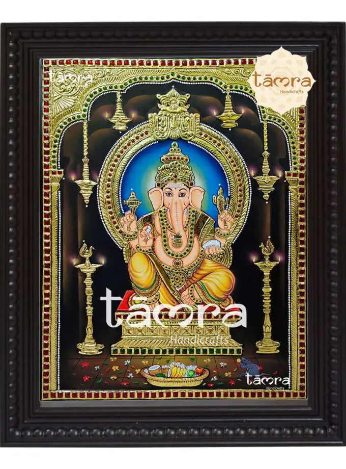 Tanjore Painting - Ganesha