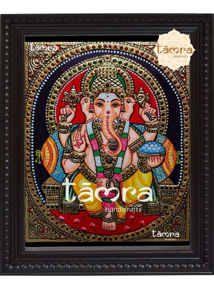 Tanjore Painting - Ganapathi
