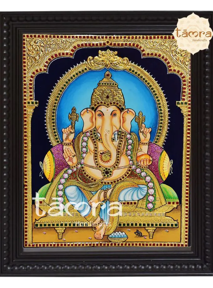 Tanjore Painting - Ganesha