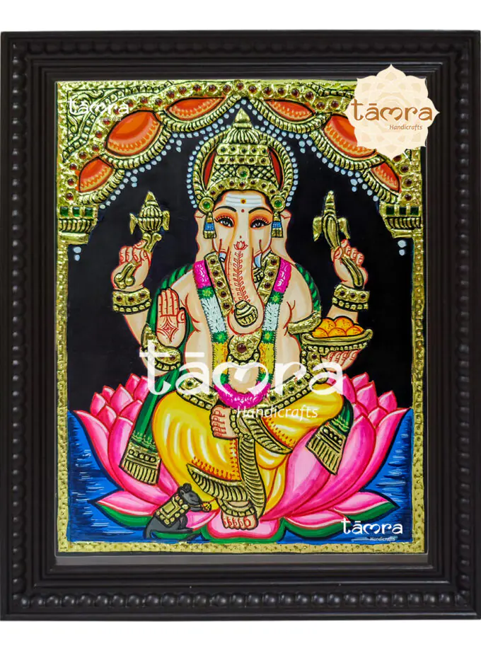 Tanjore Painting - Ganesha