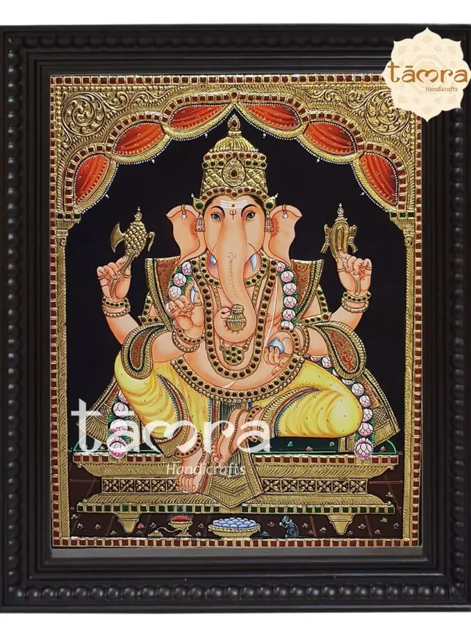 Tanjore Painting - Ganesha