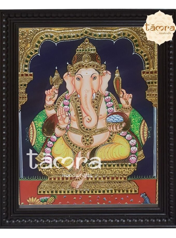 Tanjore Painting - Ganesha