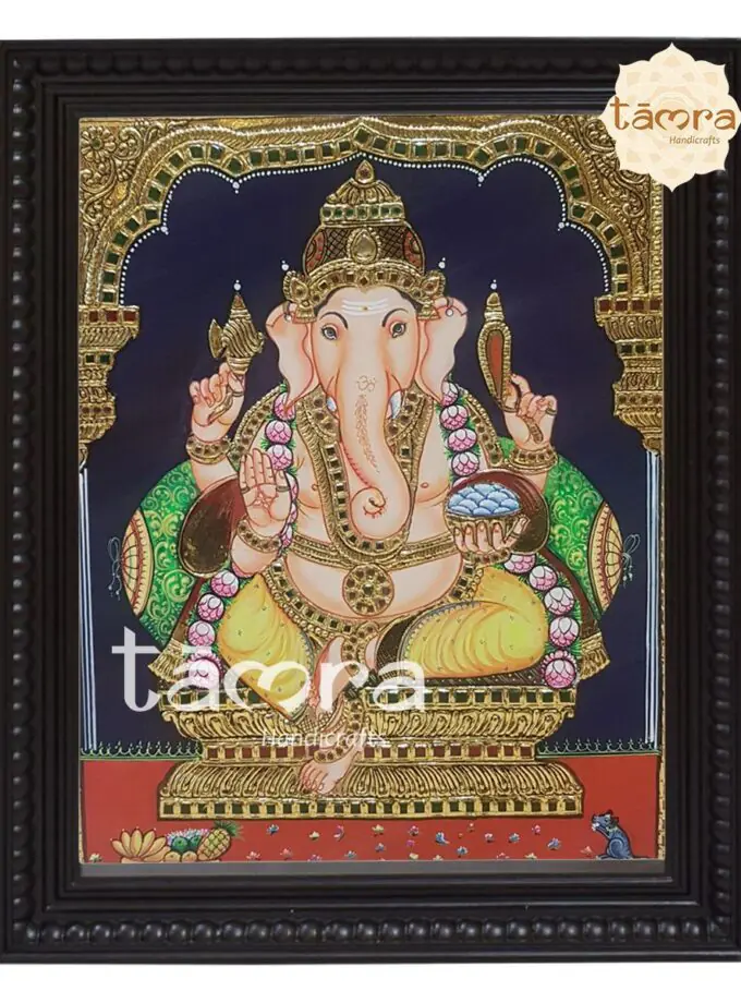 Tanjore Painting - Ganesha