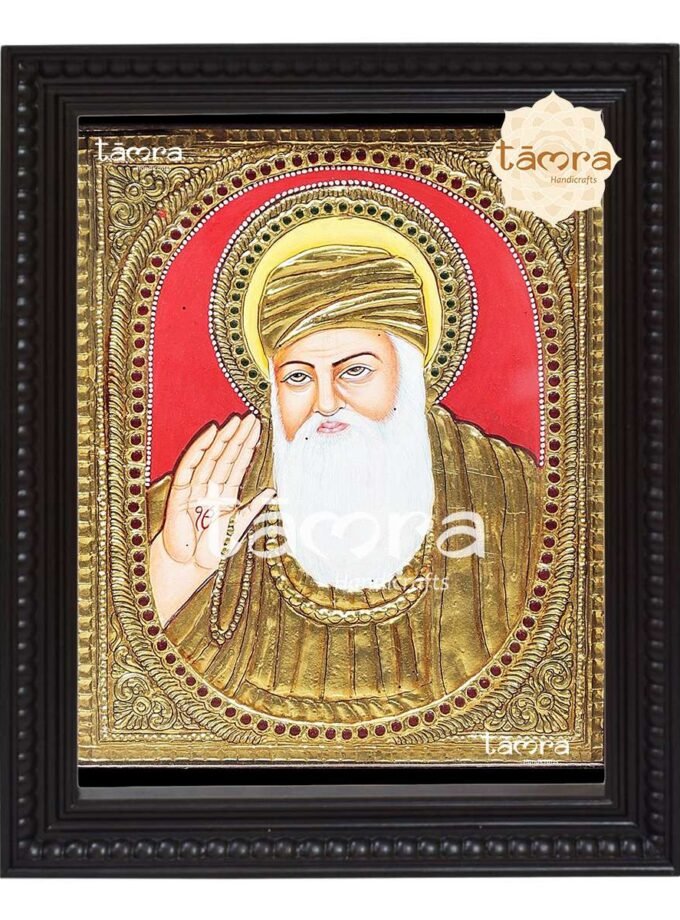 Tanjore Painting - Guru Nanak Ji