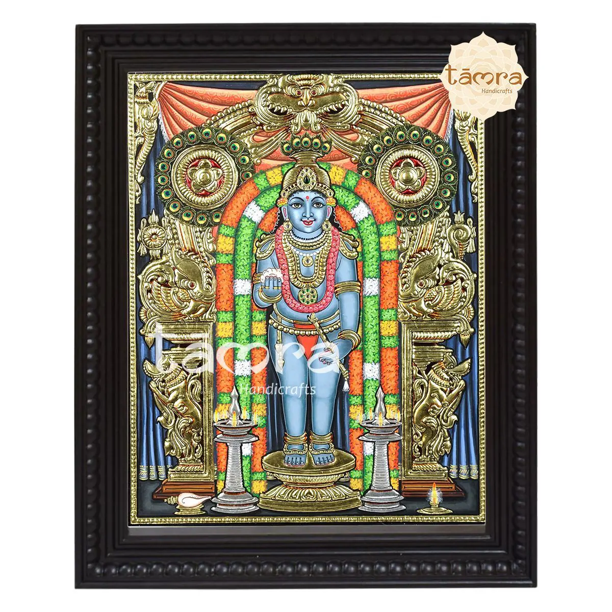 Tanjore Painting - Guruvayurappan