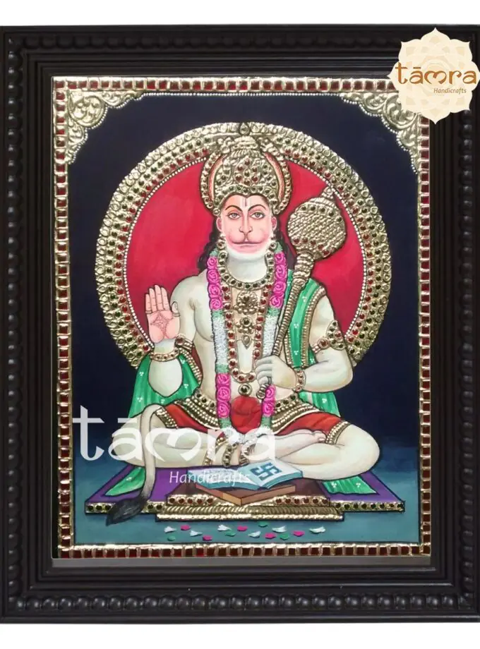 Tanjore Painting - Hanuman