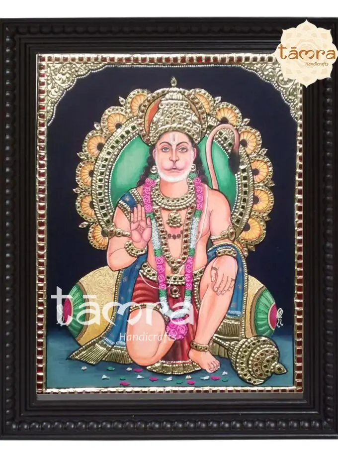 Tanjore Painting - Hanuman