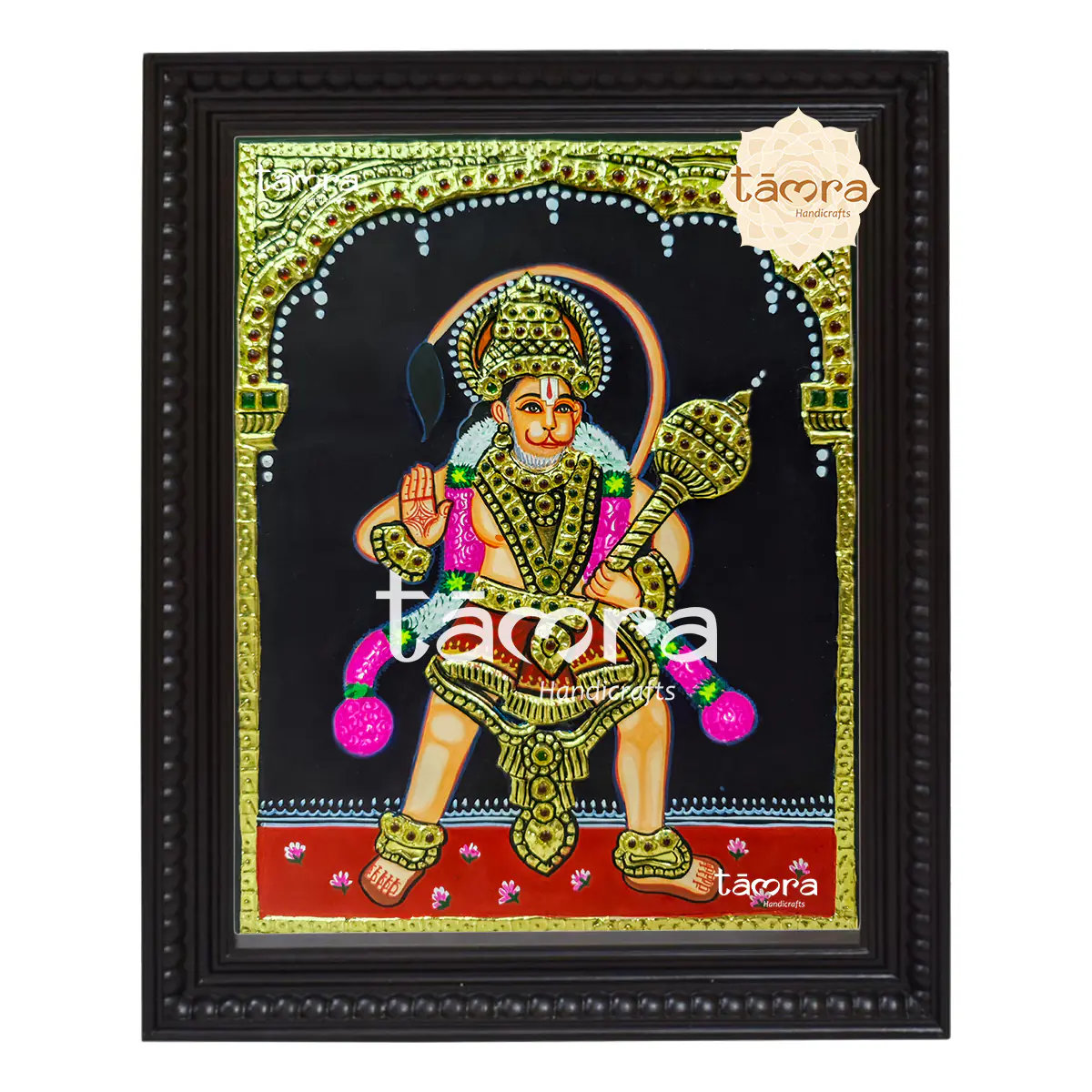 Tanjore Painting - Veera Hanuman