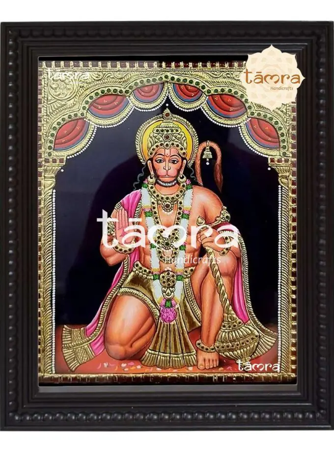 Tanjore Painting - Hanuman