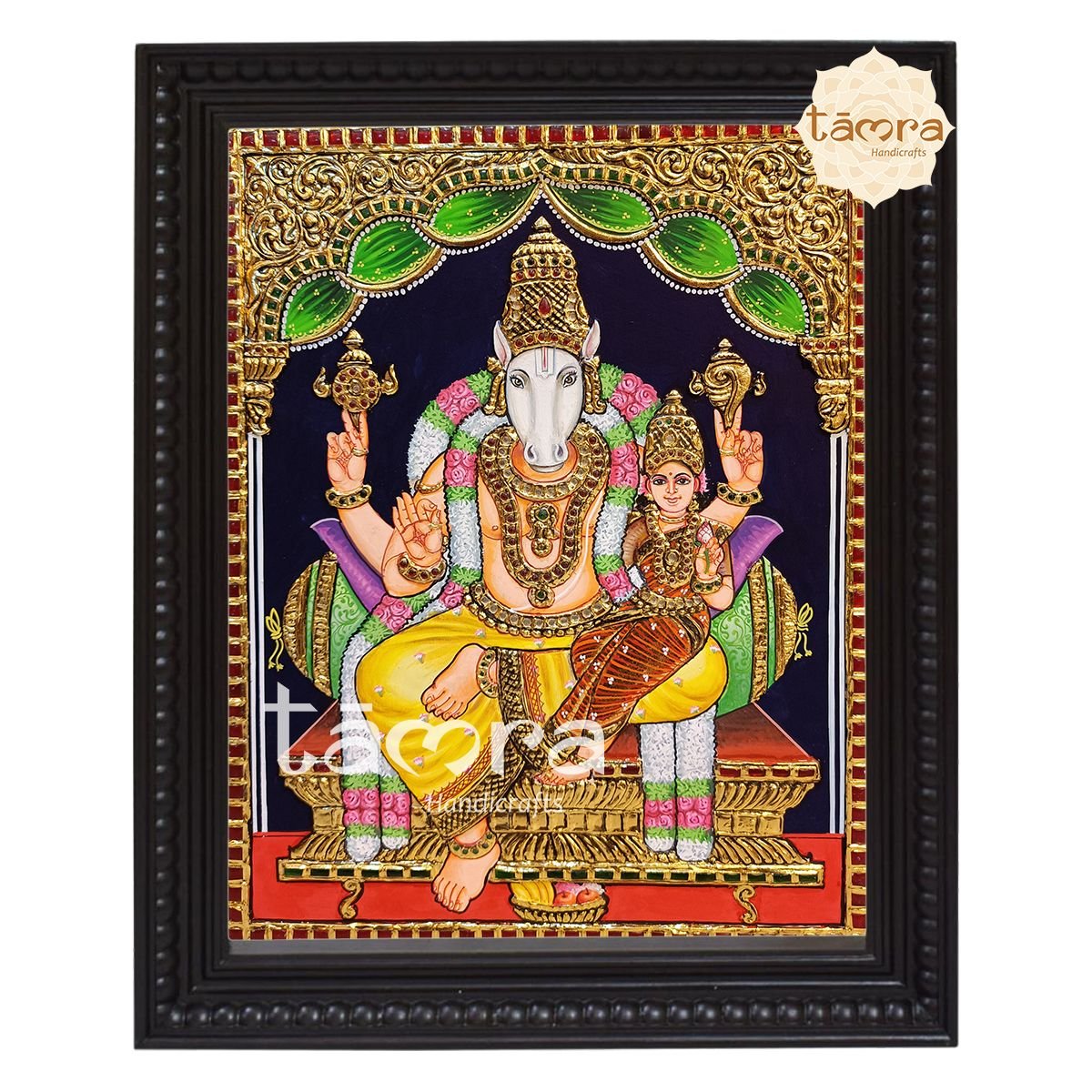 Tanjore Painting - Hayagreeva Lakshmi