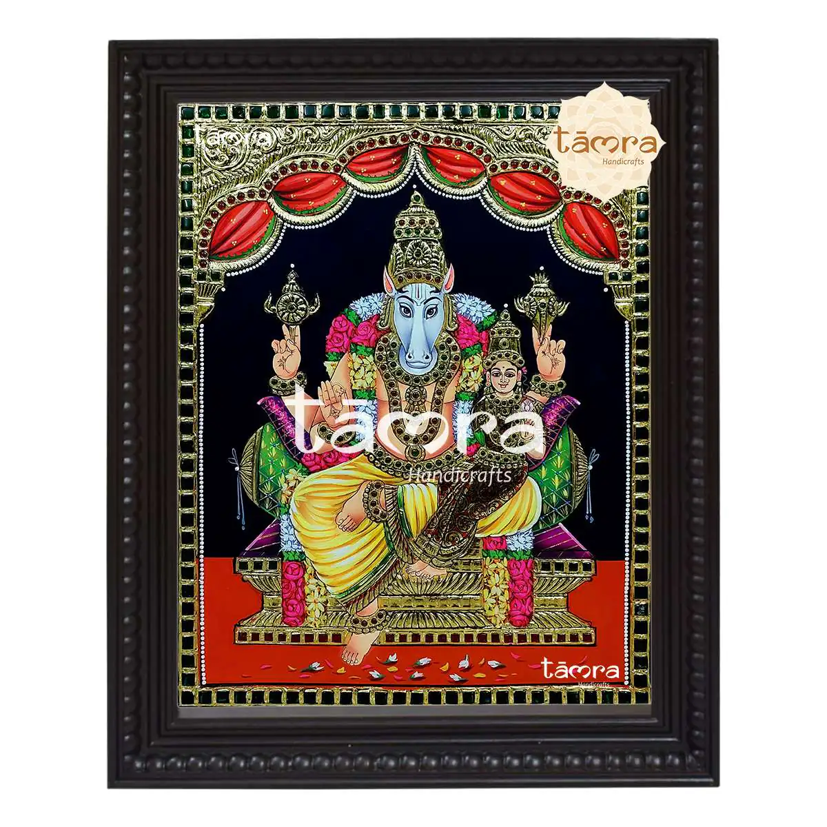 Tanjore Painting - Hayagreeva Lakshmi
