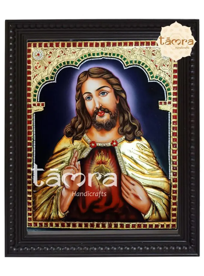Tanjore Painting - Jesus