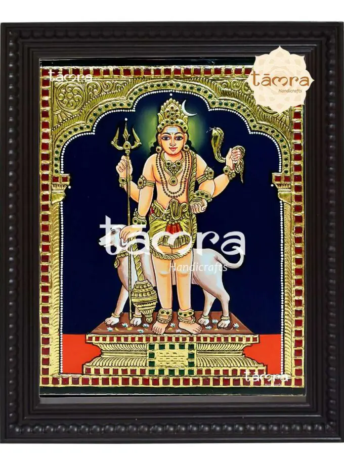 Tanjore Painting - Kala Bhairava