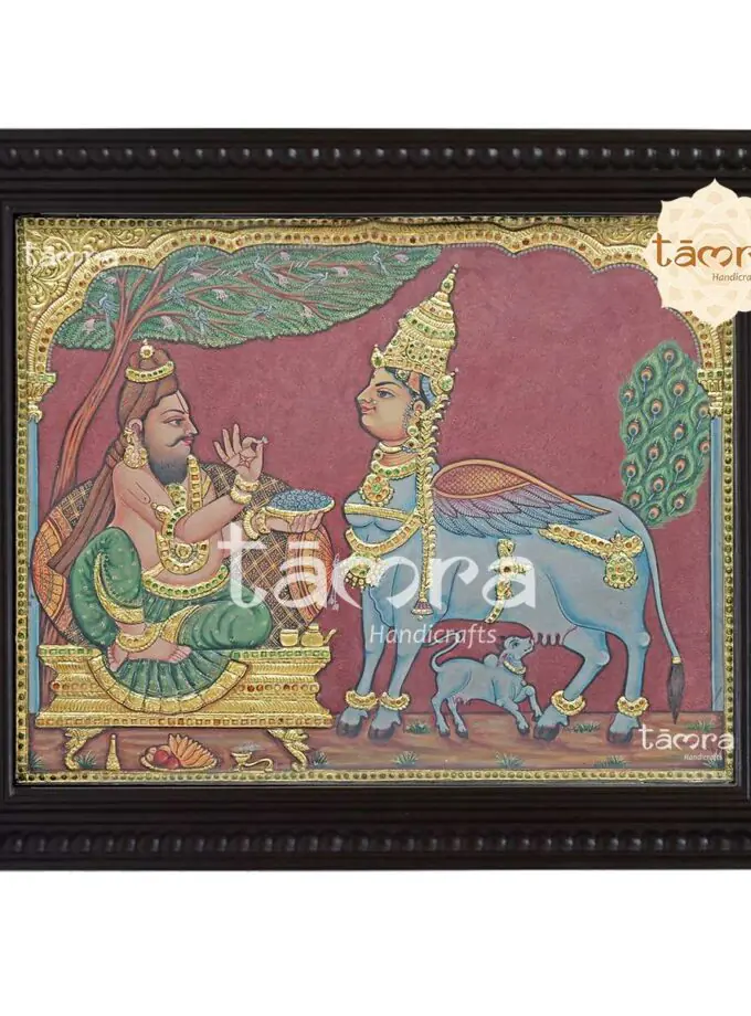 Tanjore Painting - Kamadhenu
