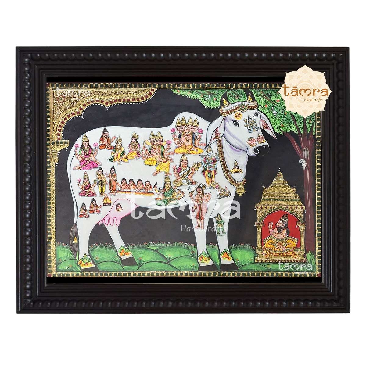 Tanjore Painting - Kamadhenu