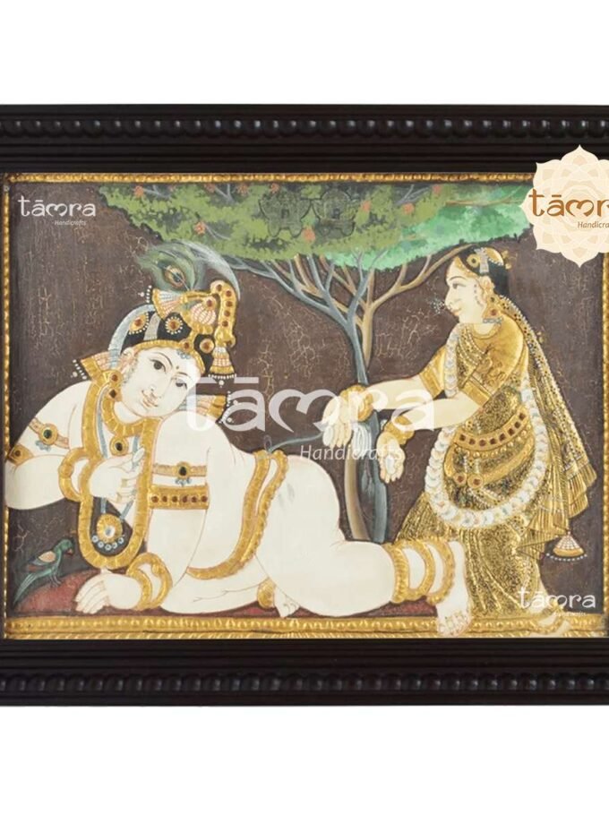 Tanjore Painting - Yashoda Krishna