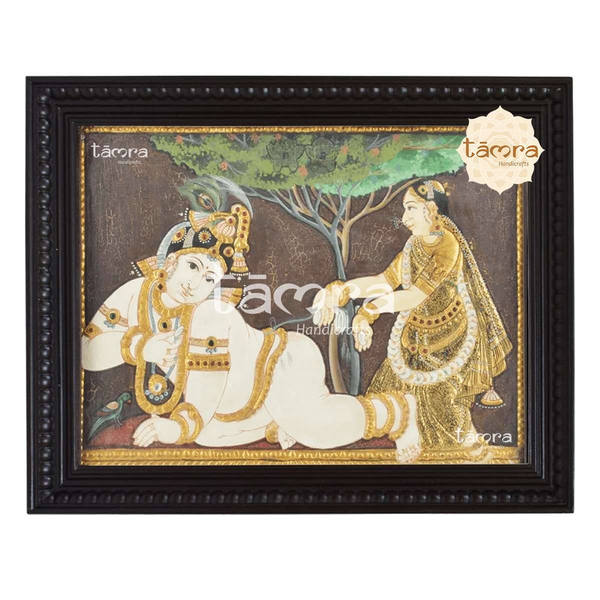 Tanjore Painting - Yashoda Krishna