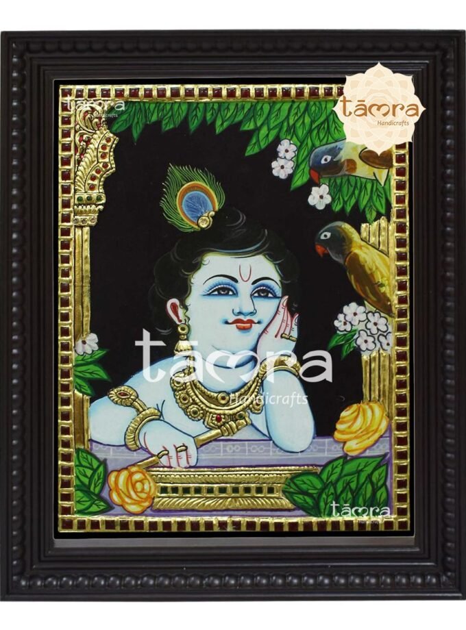 Tanjore Painting - Shri Krishna