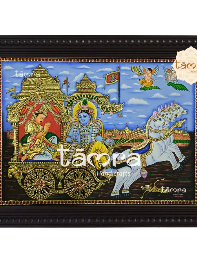 Tanjore Painting - Geethopadesa