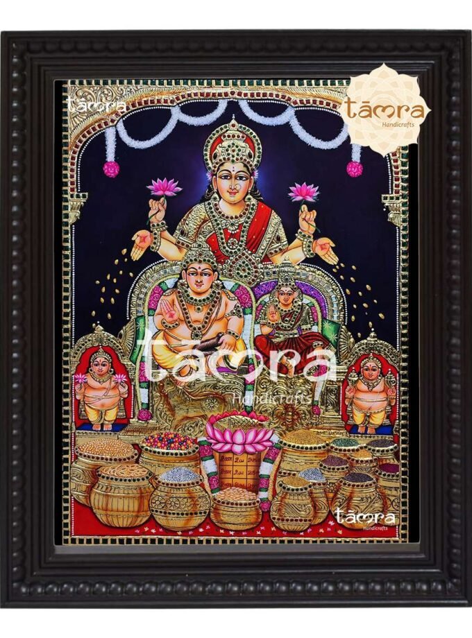 Tanjore Painting - Kuber Laxmi