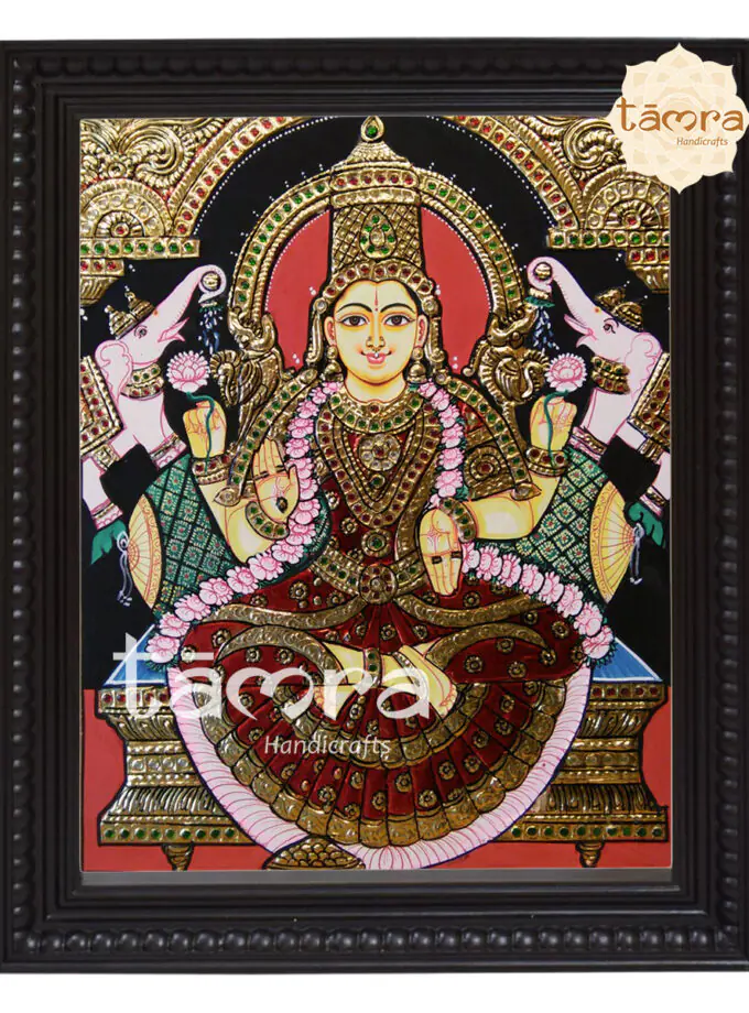 Tanjore Painting - Ethnic Laxmi