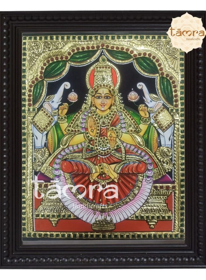 Tanjore Painting - Gaja Lakshmi